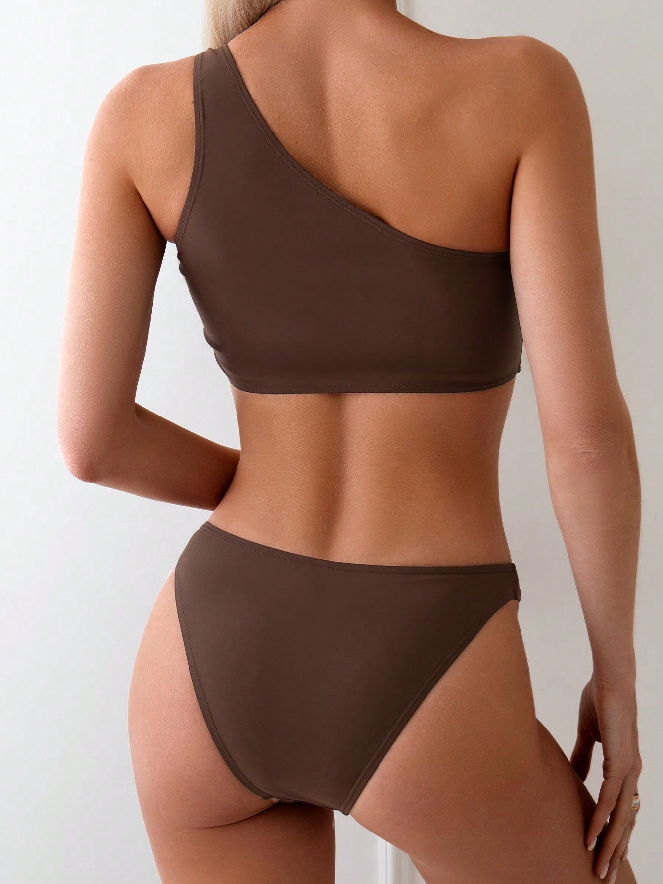 Avery | One Shoulder Bikini With Ring Detail