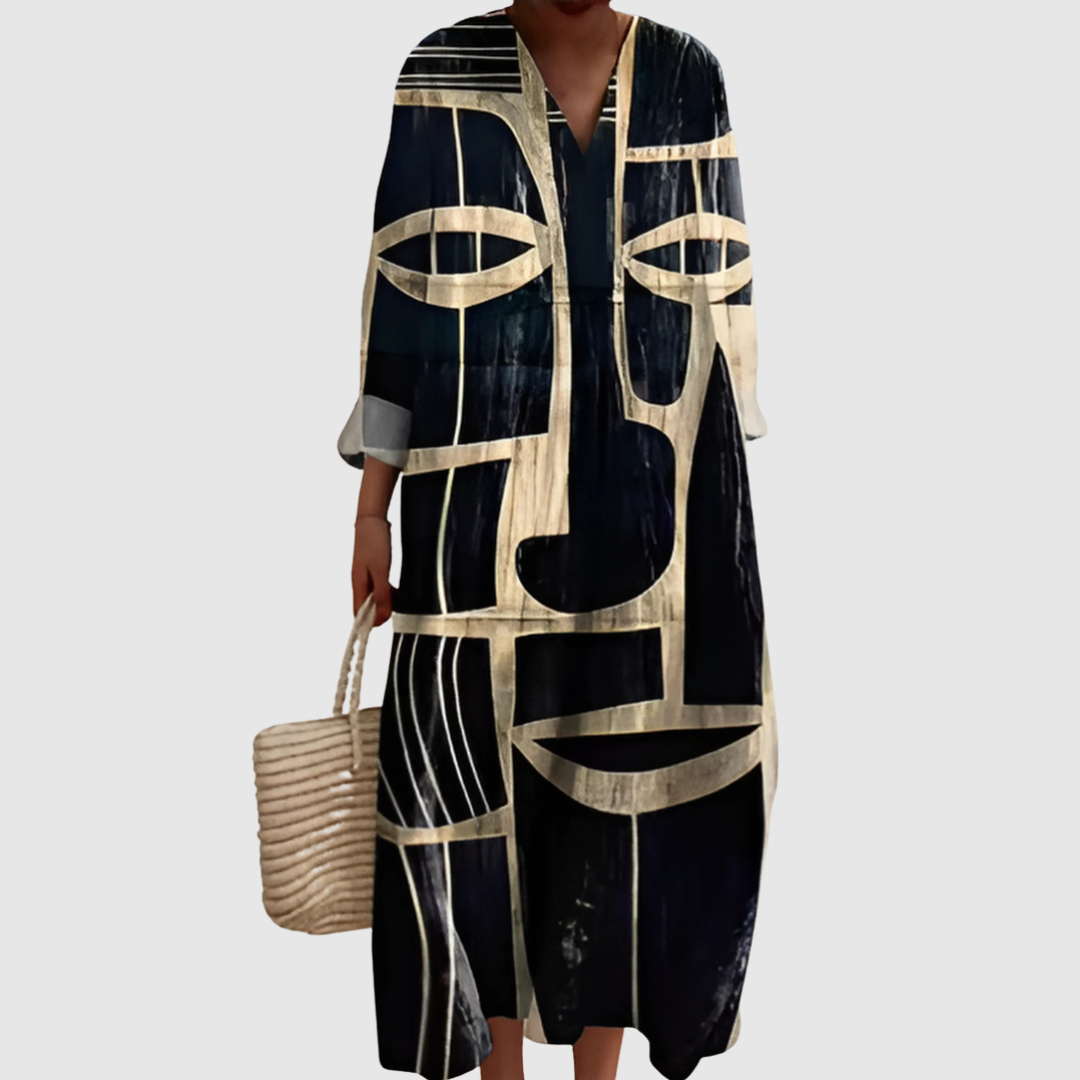 Luna | Prism Print Dress